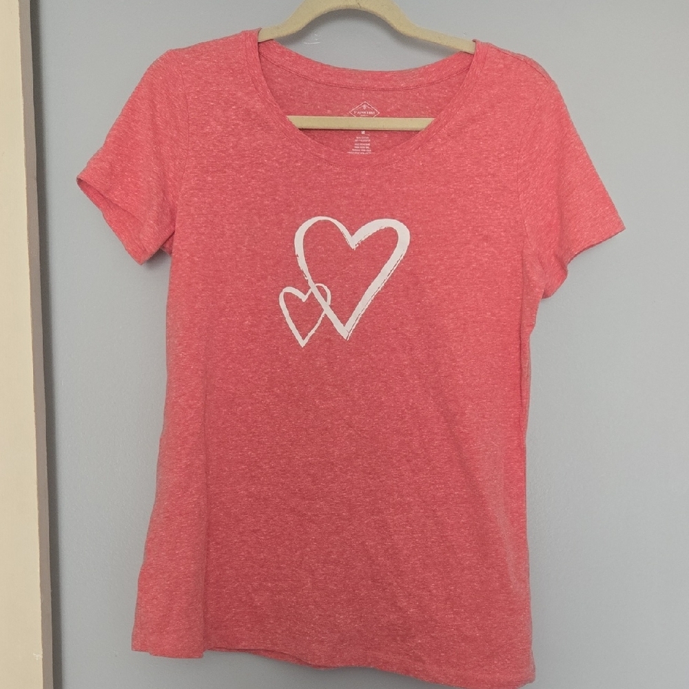 St. John's Bay Heart Graphic Tee